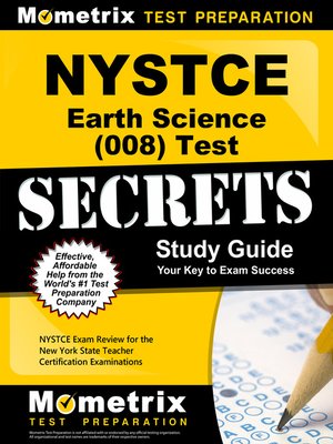 cover image of NYSTCE Earth Science (008) Test Secrets Study Guide